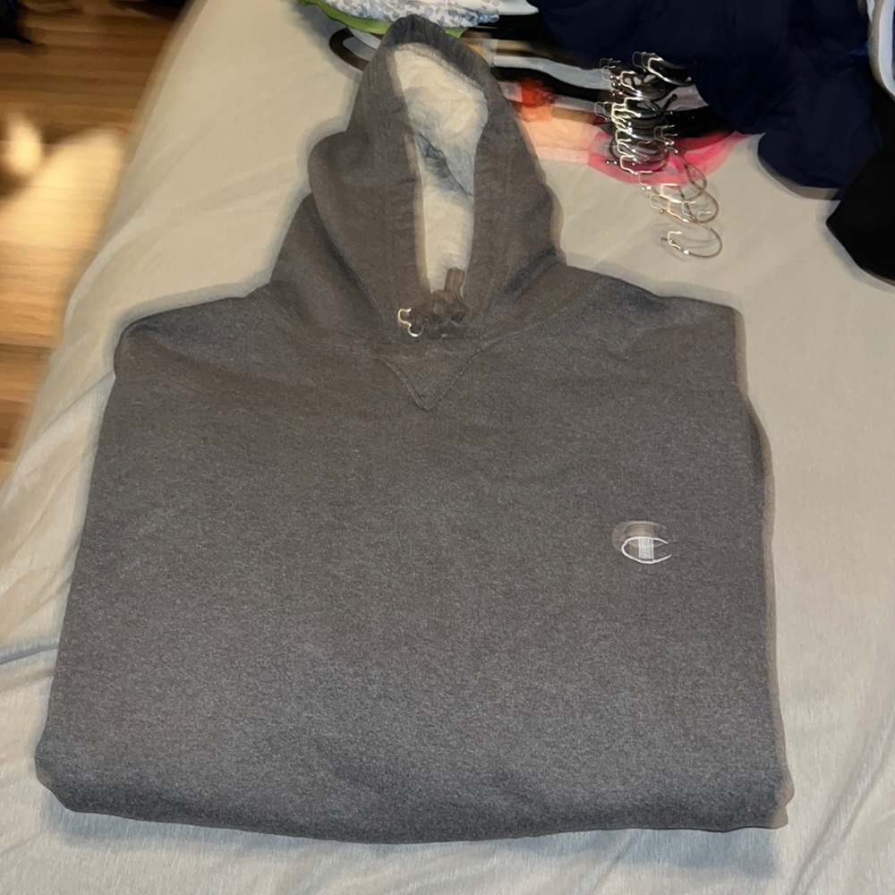 champion gray hoodie XXL
